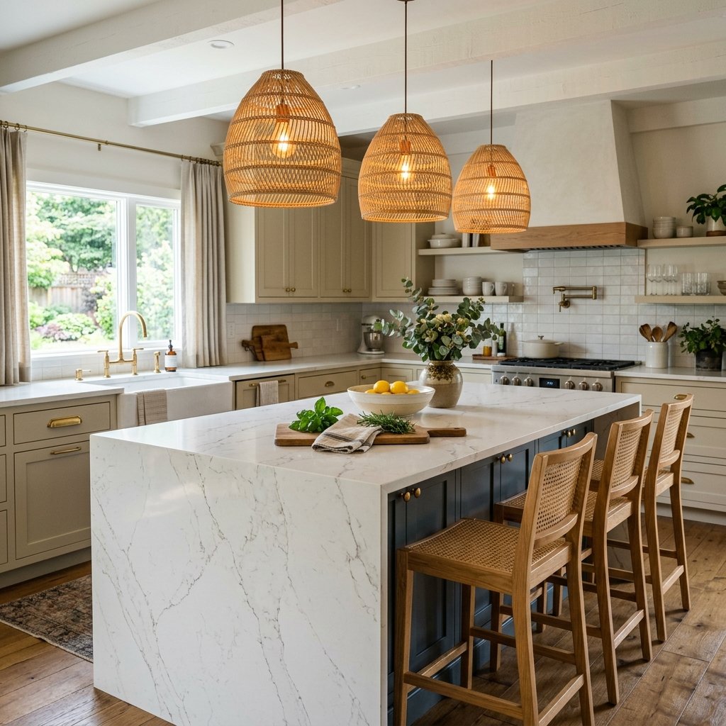 27 Kitchen Island Ideas That Will Make You Want to Renovate Your Kitchen Right Now 11 Kitchen Island Ideas with Pendant Lights