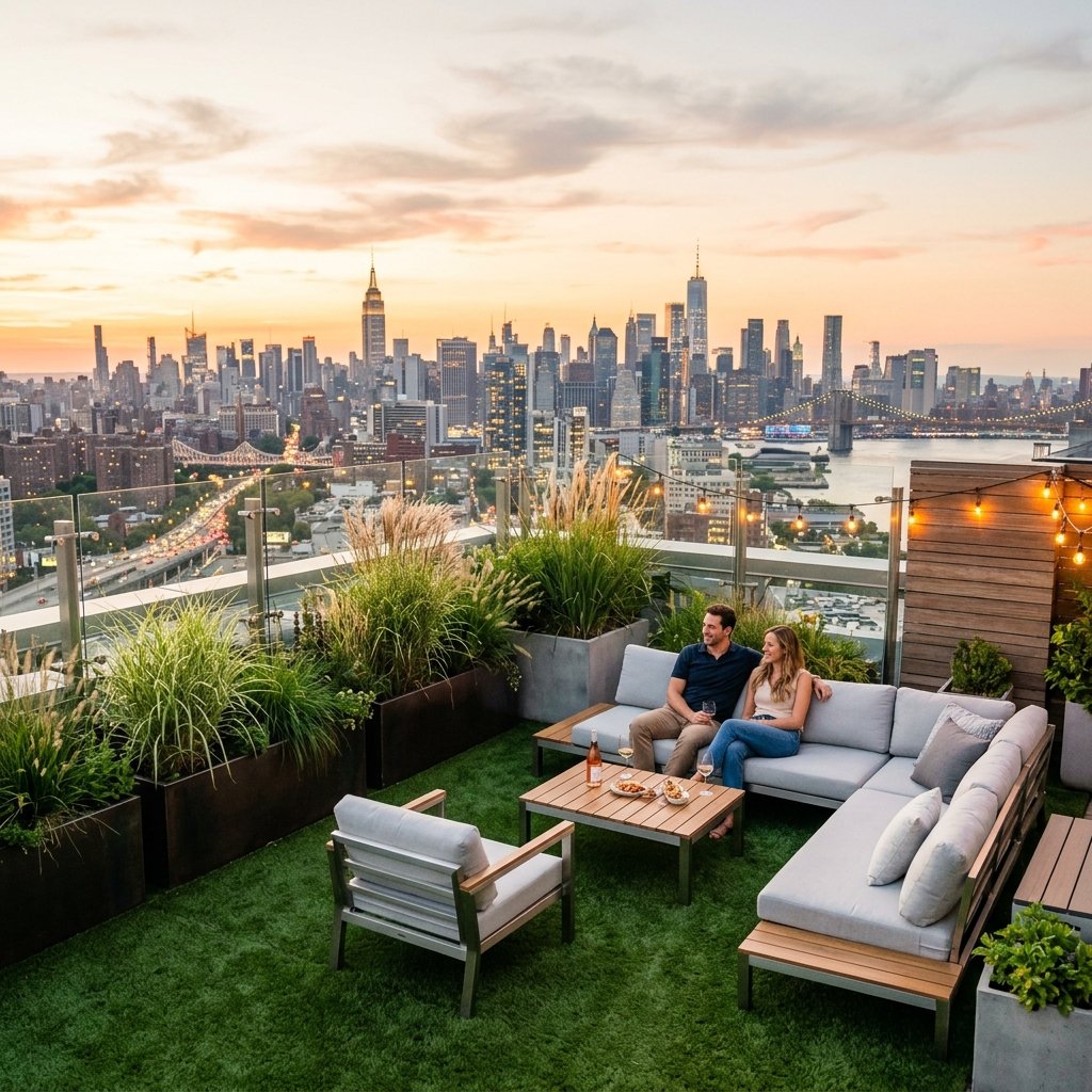 27 Best Outdoor Patio Ideas for Every Style, Budget and Backyard Size 22 Rooftop Patio Ideas
