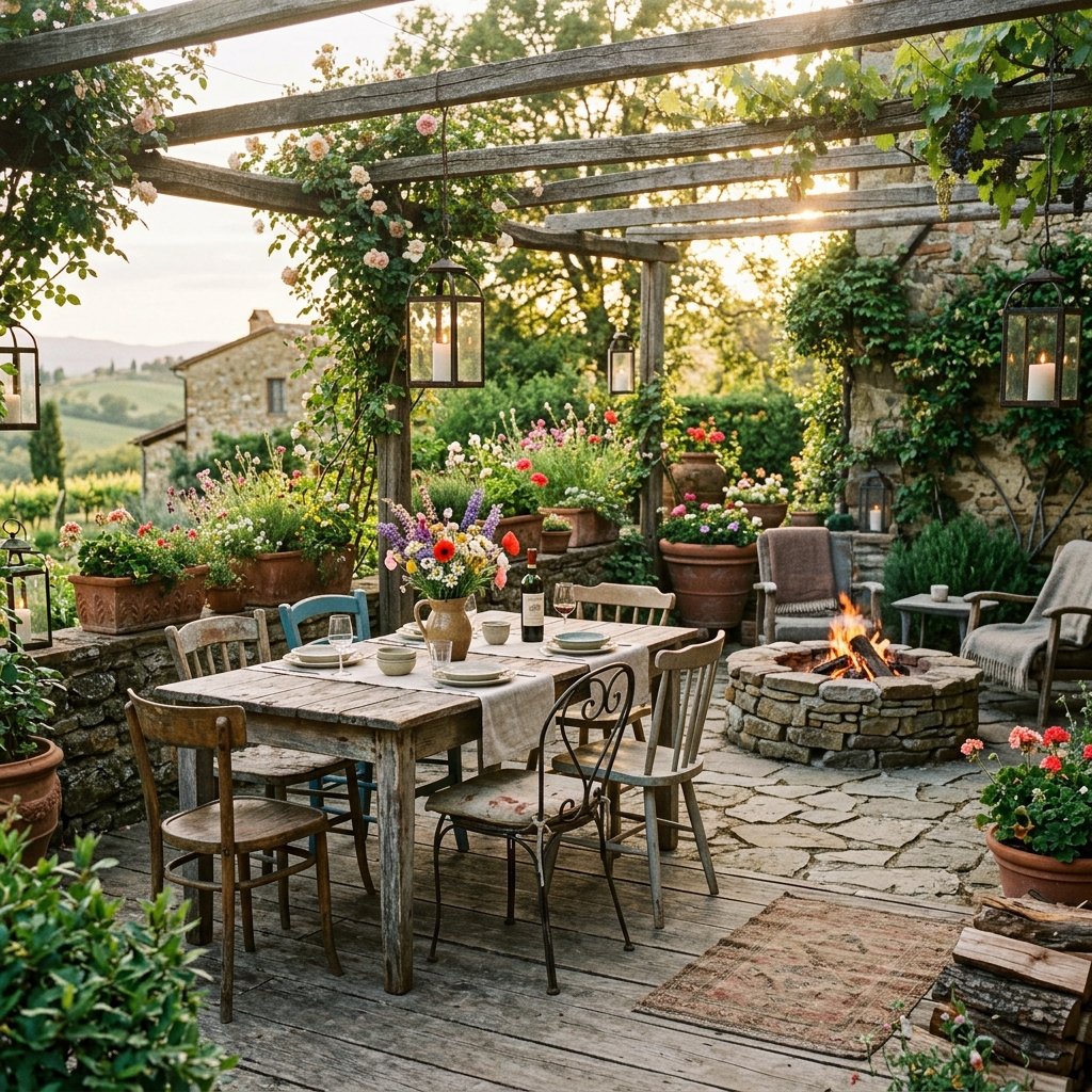 27 Best Outdoor Patio Ideas for Every Style, Budget and Backyard Size 7 Rustic Patio Ideas