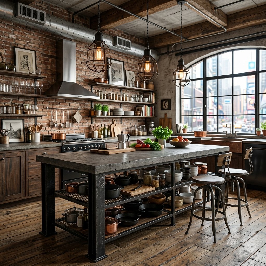 27 Kitchen Island Ideas That Will Make You Want to Renovate Your Kitchen Right Now 20 Industrial Kitchen Island Ideas