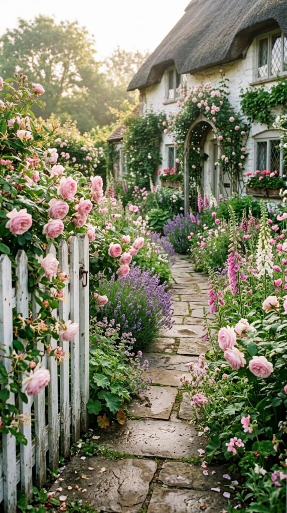 25 Front Yard Landscaping Ideas That Transform Your Home's Exterior 2 Cottage Garden Front Yard Ideas