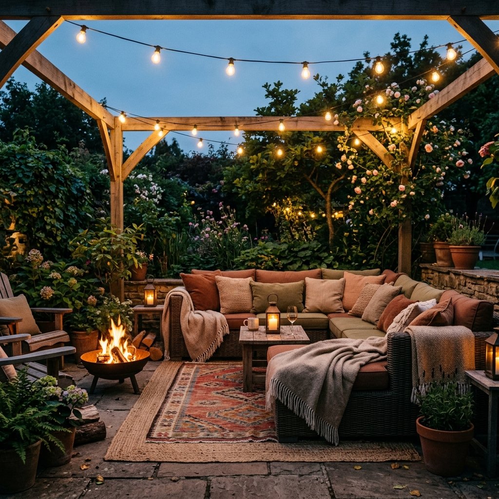 27 Best Outdoor Patio Ideas for Every Style, Budget and Backyard Size 8 Cozy Patio Ideas