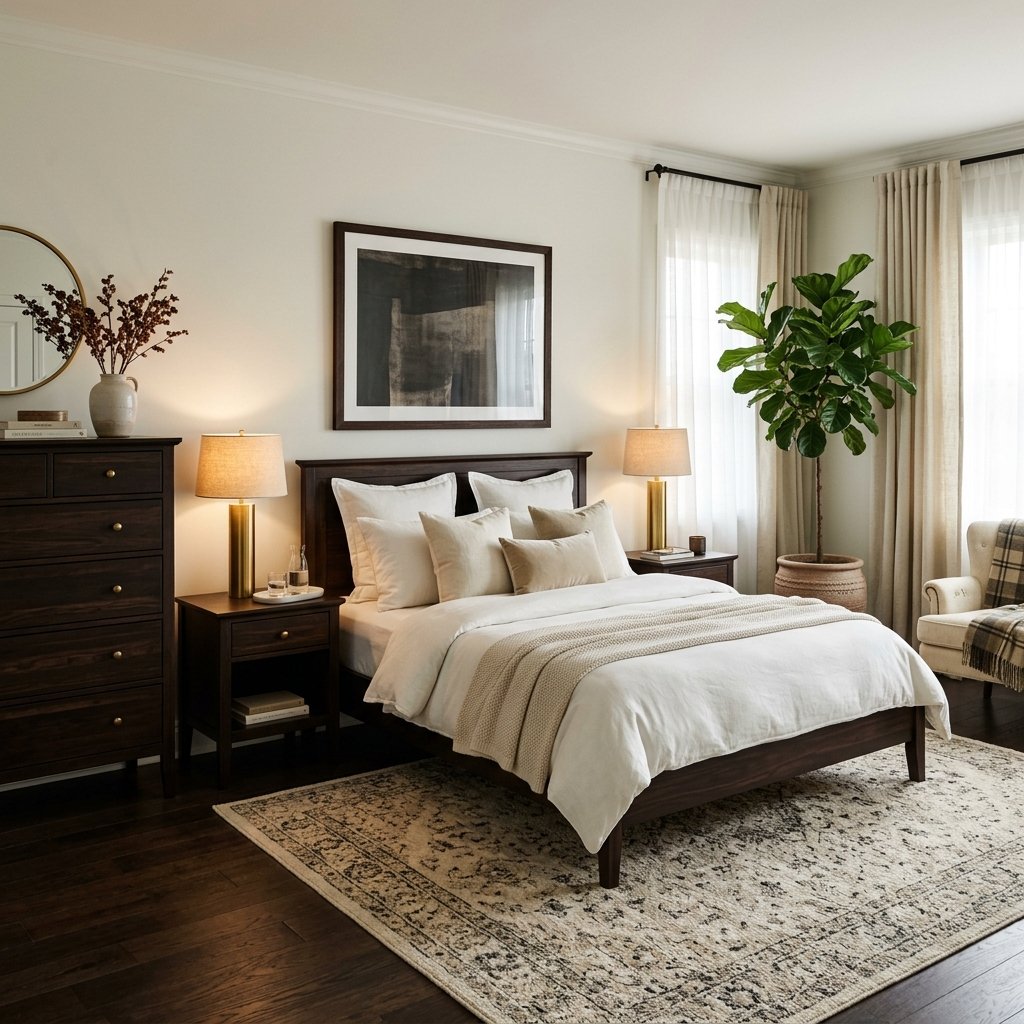 25 Beautiful Guest Bedroom Ideas That Look Expensive 25 Guest Bedroom Ideas with Dark Furniture
