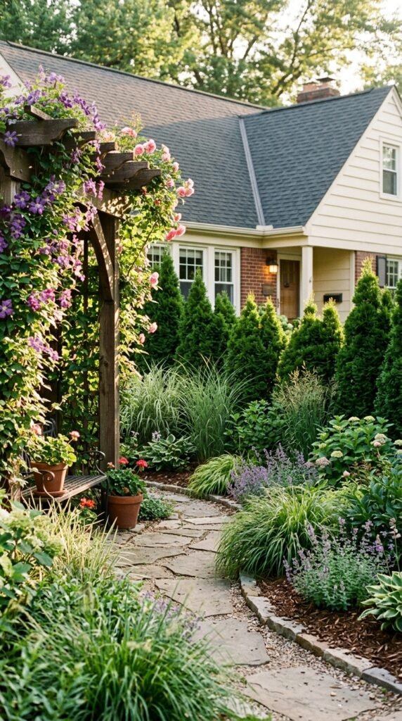 25 Front Yard Landscaping Ideas That Transform Your Home's Exterior 11 Front Yard Privacy Landscaping Ideas