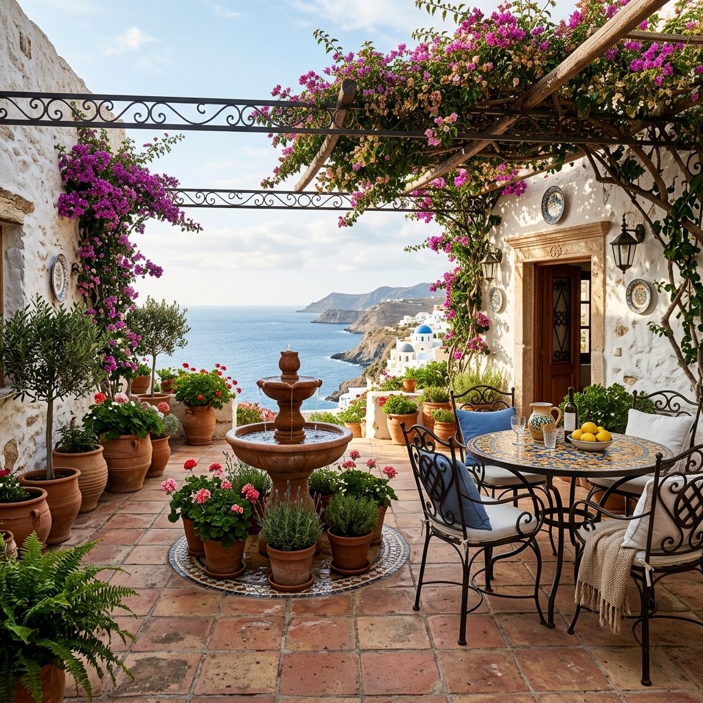 27 Best Outdoor Patio Ideas for Every Style, Budget and Backyard Size 26 Mediterranean Patio Ideas