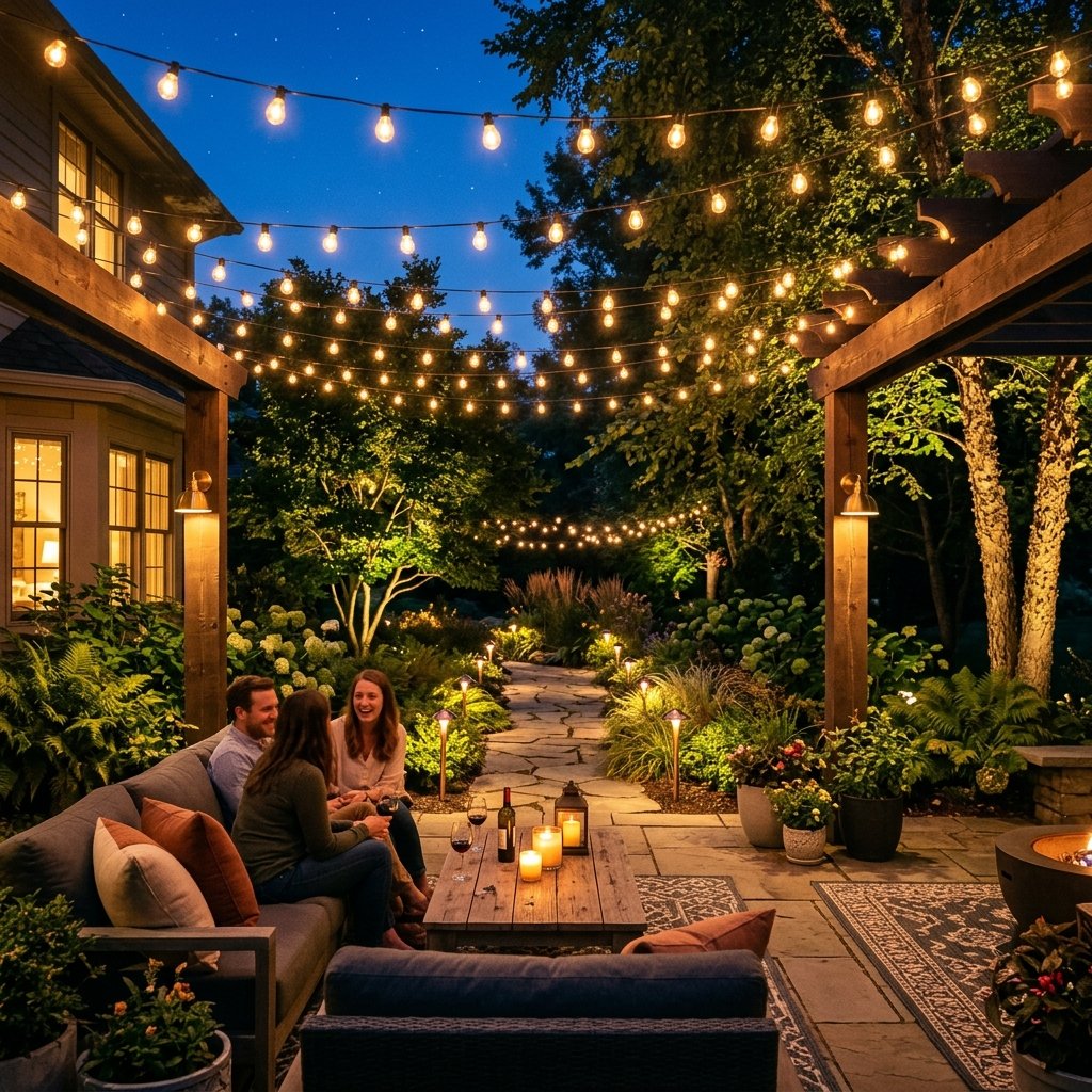 27 Best Outdoor Patio Ideas for Every Style, Budget and Backyard Size 13 Patio Lighting Ideas