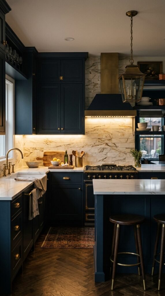 Kitchen Backsplash Ideas With Dark Cabinets