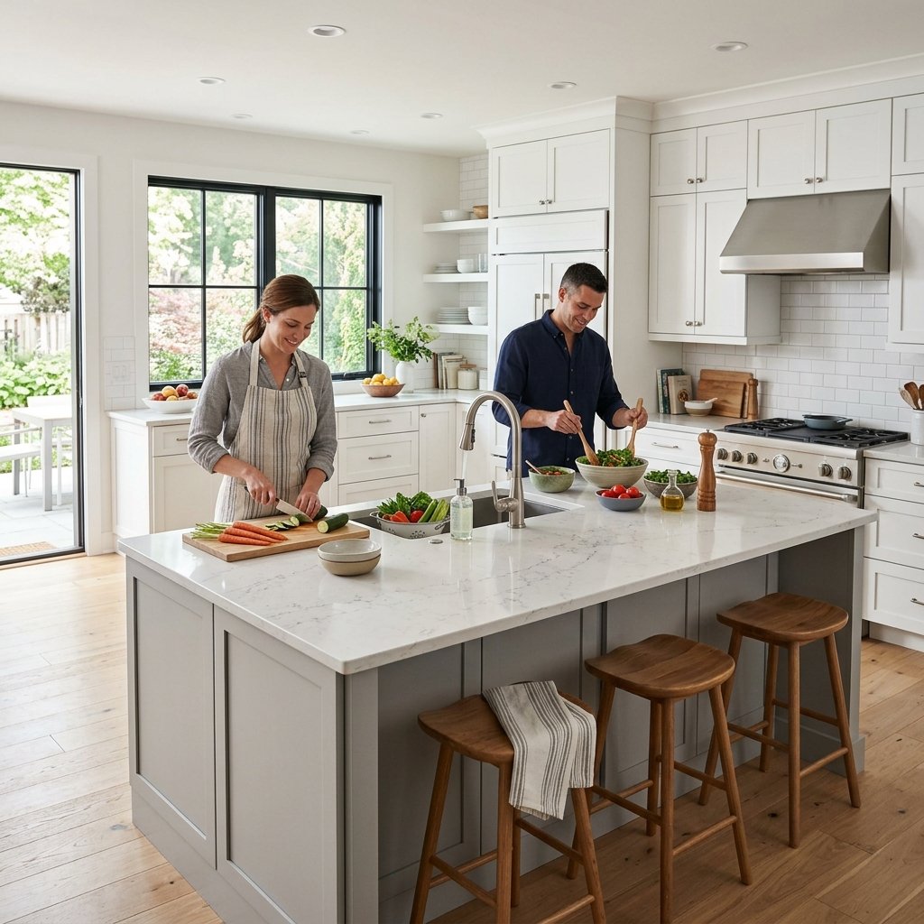 27 Kitchen Island Ideas That Will Make You Want to Renovate Your Kitchen Right Now 7 Kitchen Island Ideas with Sink