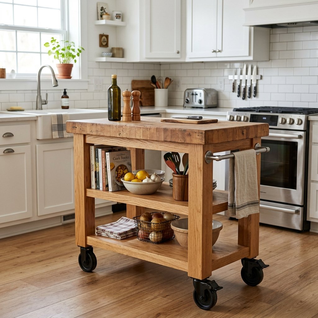 27 Kitchen Island Ideas That Will Make You Want to Renovate Your Kitchen Right Now 14 Portable Kitchen Island Ideas