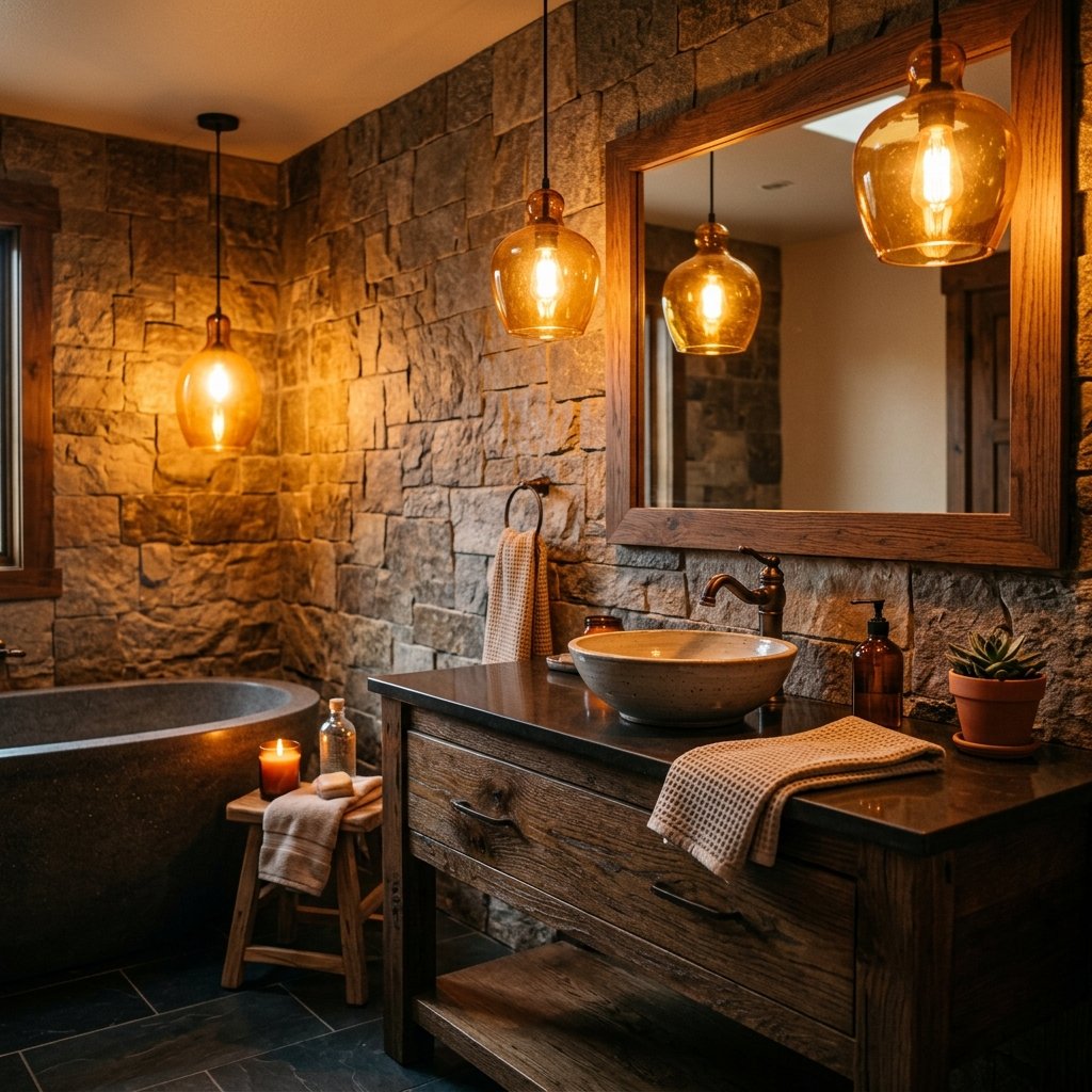 Fall Bathroom Bloxburg Ideas: 30 Cozy Autumn Inspiration Picks 7 Amber Lighting Bathroom Ideas