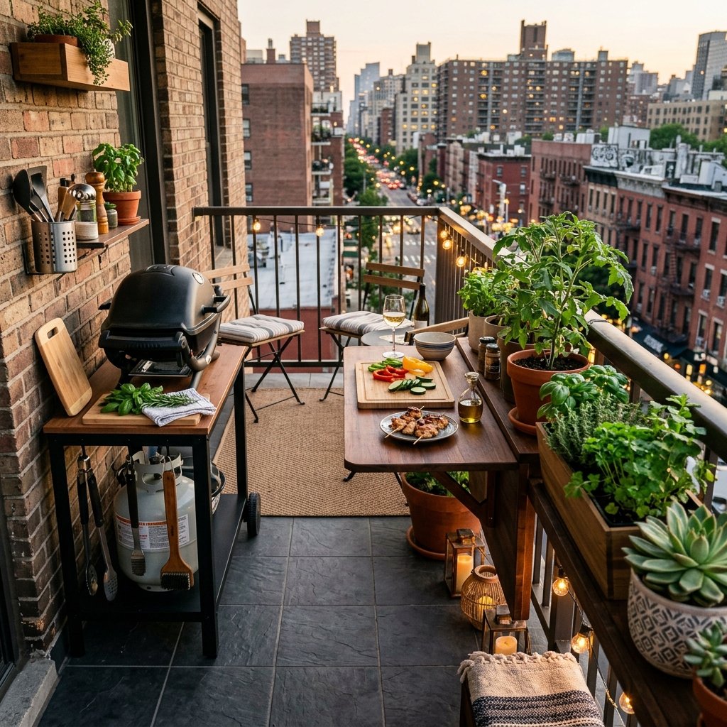 30 Smart Outdoor Kitchen Ideas for Comfortable Outdoor Cooking 21 Compact Outdoor Kitchen Ideas for Apartments