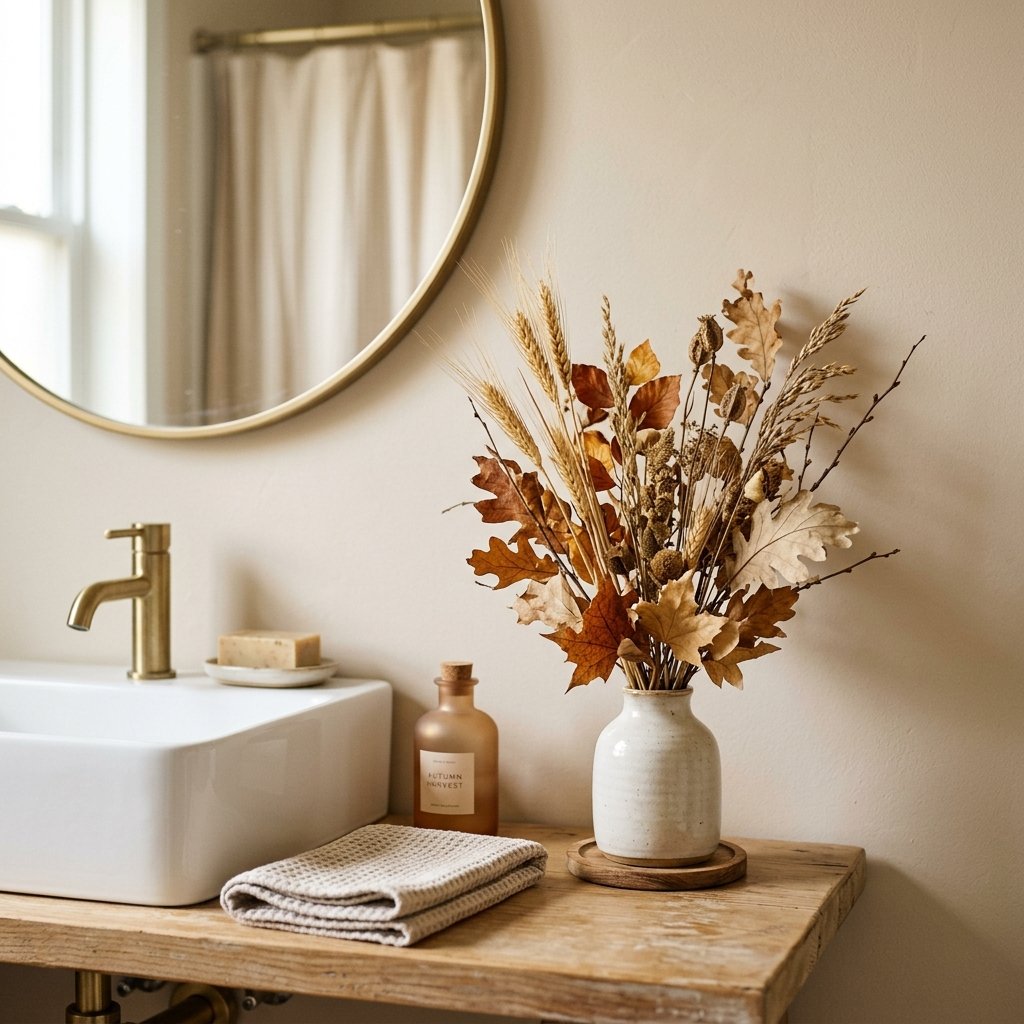 Fall Bathroom Bloxburg Ideas: 30 Cozy Autumn Inspiration Picks 21 Autumn Botanical Bathroom Ideas