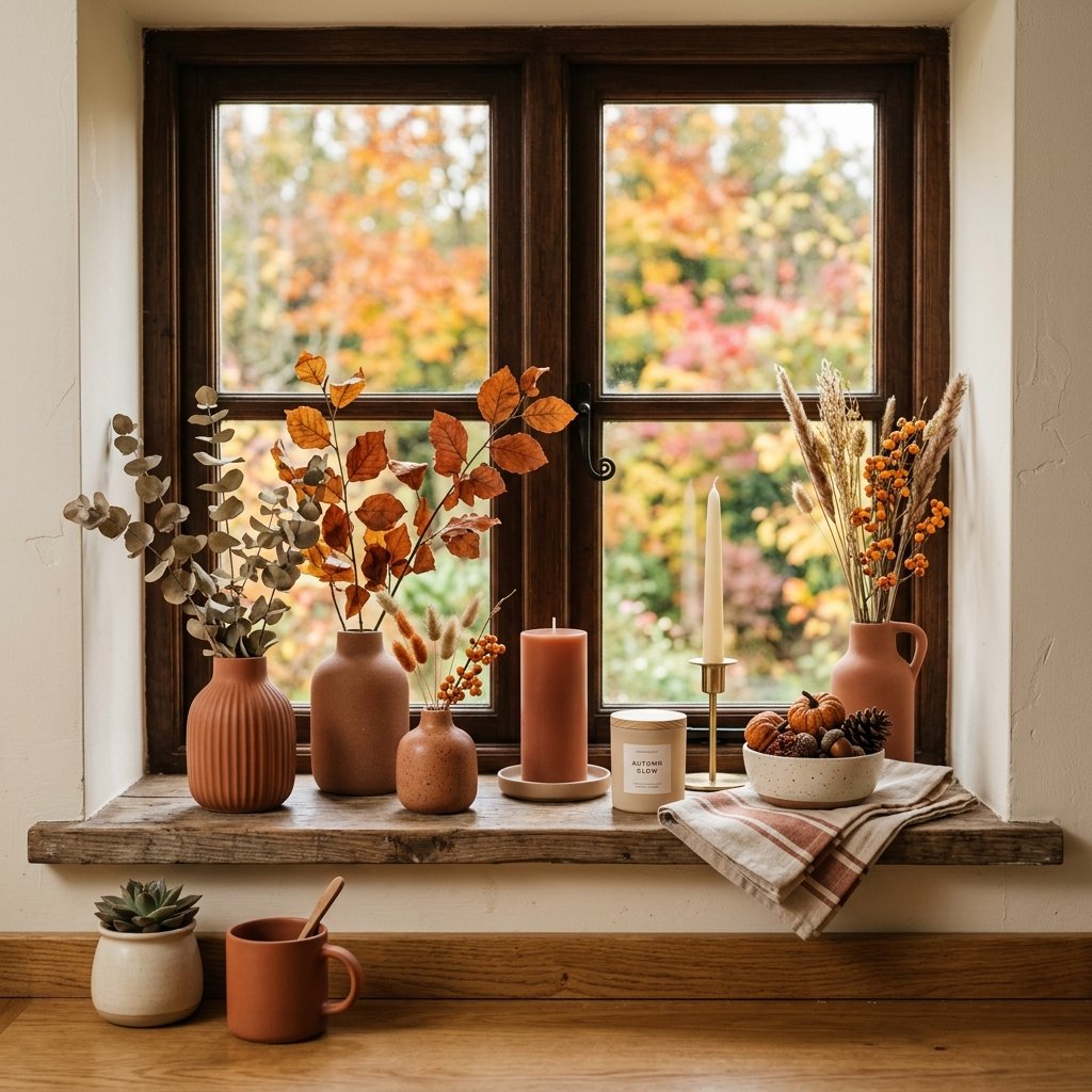 30 Fall Kitchen Window Decor Ideas That Feel Cozy & Bright 18 Autumn Color Palette Window Ideas