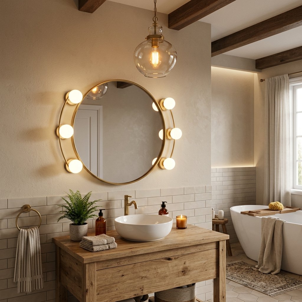 30 Dreamy Bloxburg Bathroom Ideas for Aesthetic House Builds 26 Bathroom Lighting Ideas