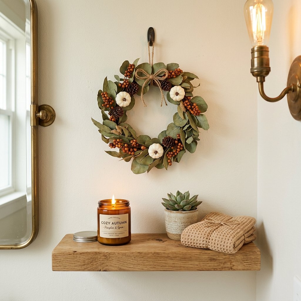 30 Bathroom Wall Decor Ideas to Elevate Every Space 31 Bathroom Wall with Seasonal Accents Ideas