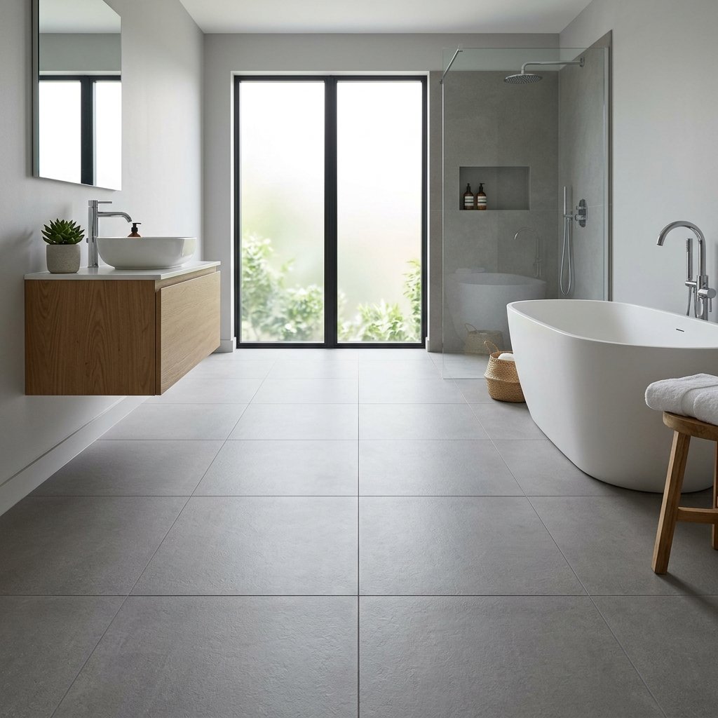 30 Bathroom Flooring Ideas That Bring Fresh Life to Any Space 21 Contemporary Flooring Ideas