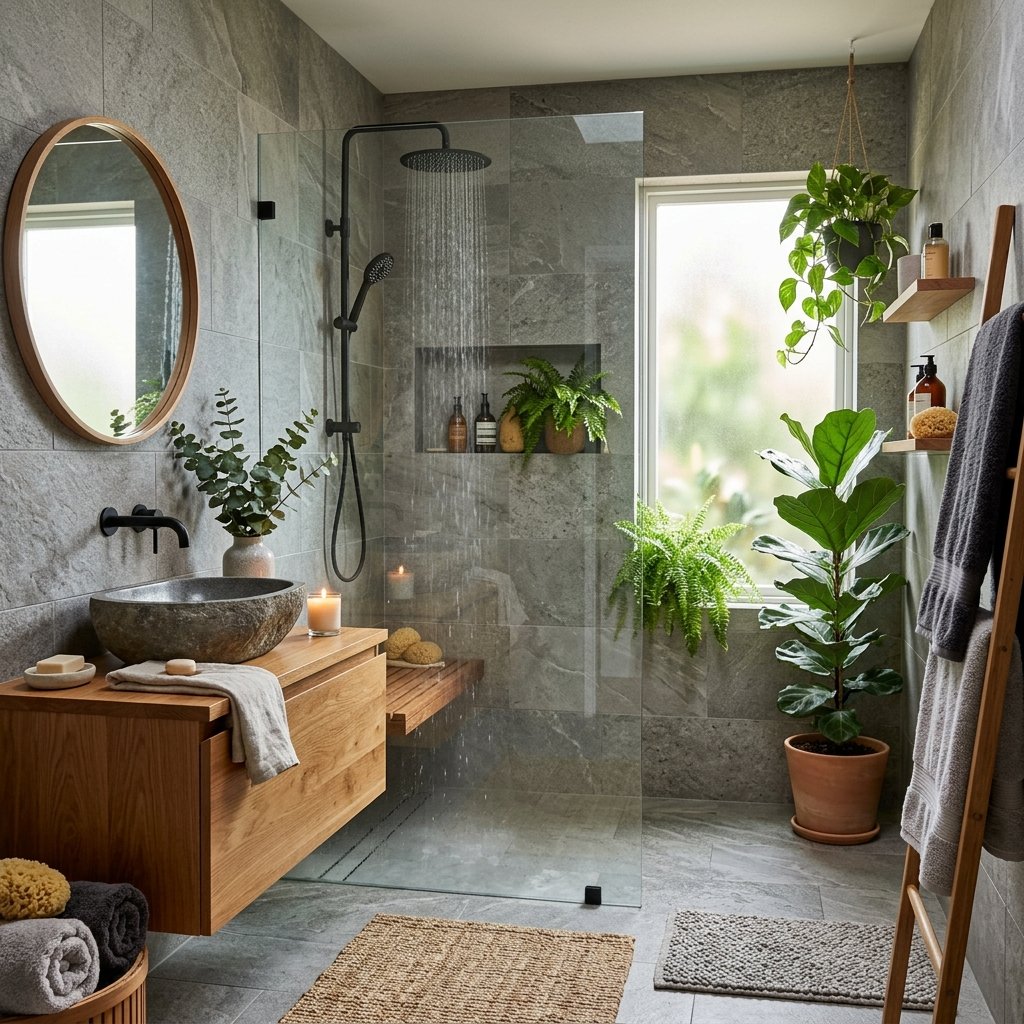 30 Grey Bathroom Ideas to Inspire Your Next Design 31 Grey Spa Inspired Bathroom Ideas