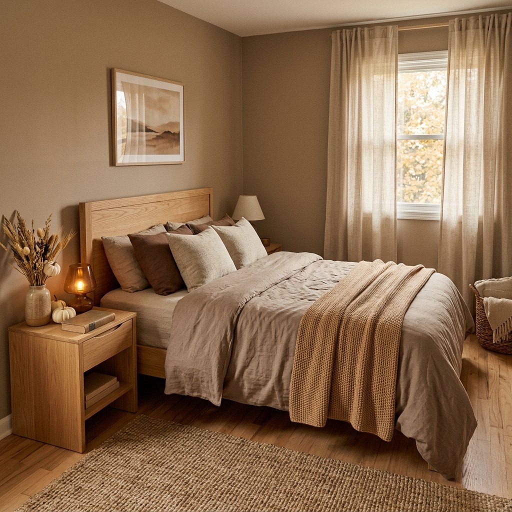 30 Gorgeous Fall Themed Bedroom Ideas: That Feel Cozy and Effortless 7 Warm Neutral Palette Ideas