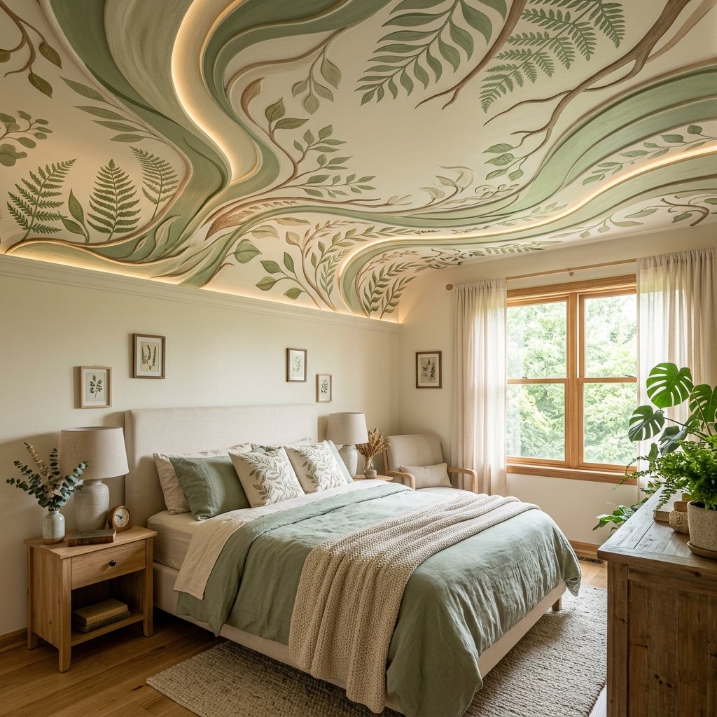 30 Fall Ceiling Designs for Bedroom That Instantly Feel Warm & Luxurious 30 Nature-Inspired Fall Ceiling Ideas