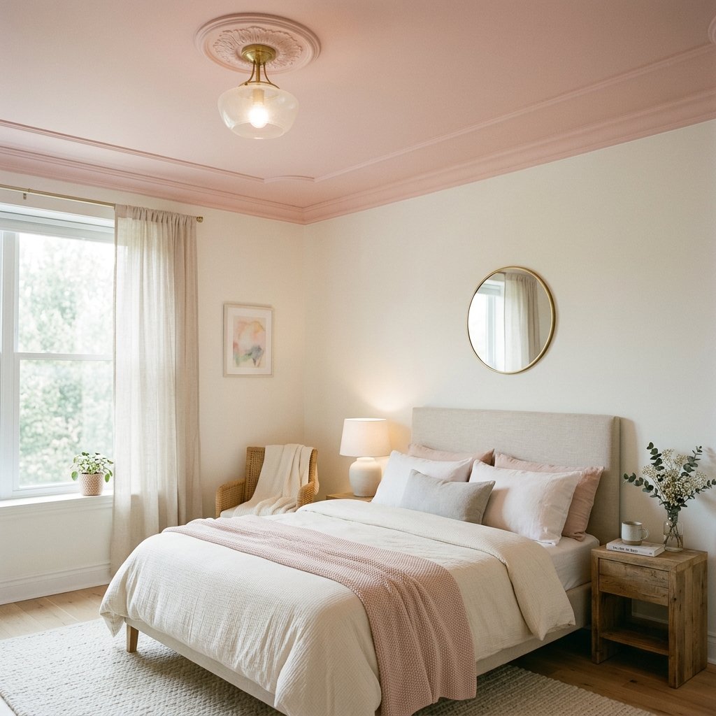 30 Fall Ceiling Designs for Bedroom That Instantly Feel Warm & Luxurious 20 Pastel Color Fall Ceiling Ideas