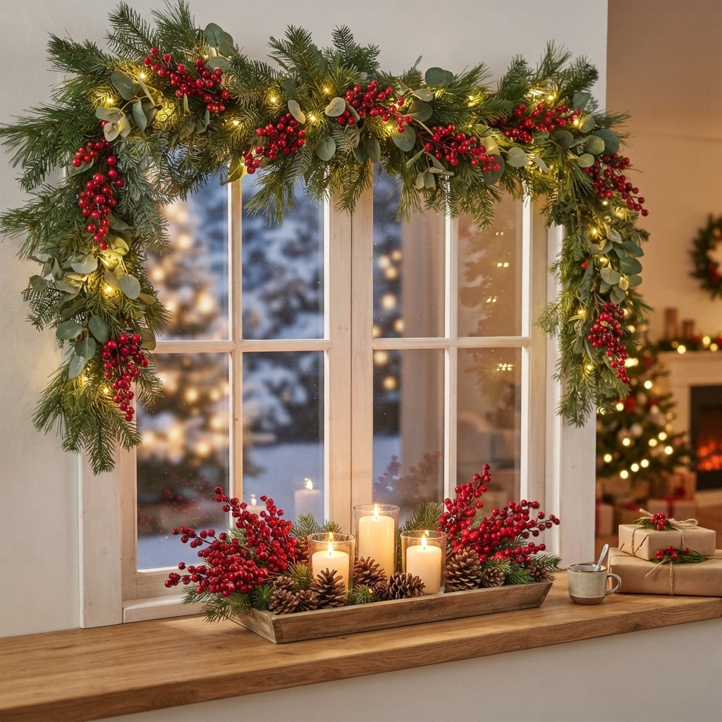 Berry Sprig Window Ideas