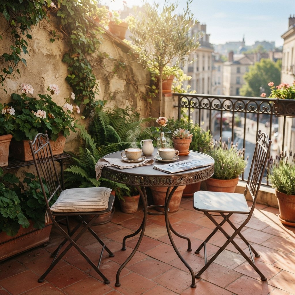 Bistro Table Small Patio Decorating Ideas