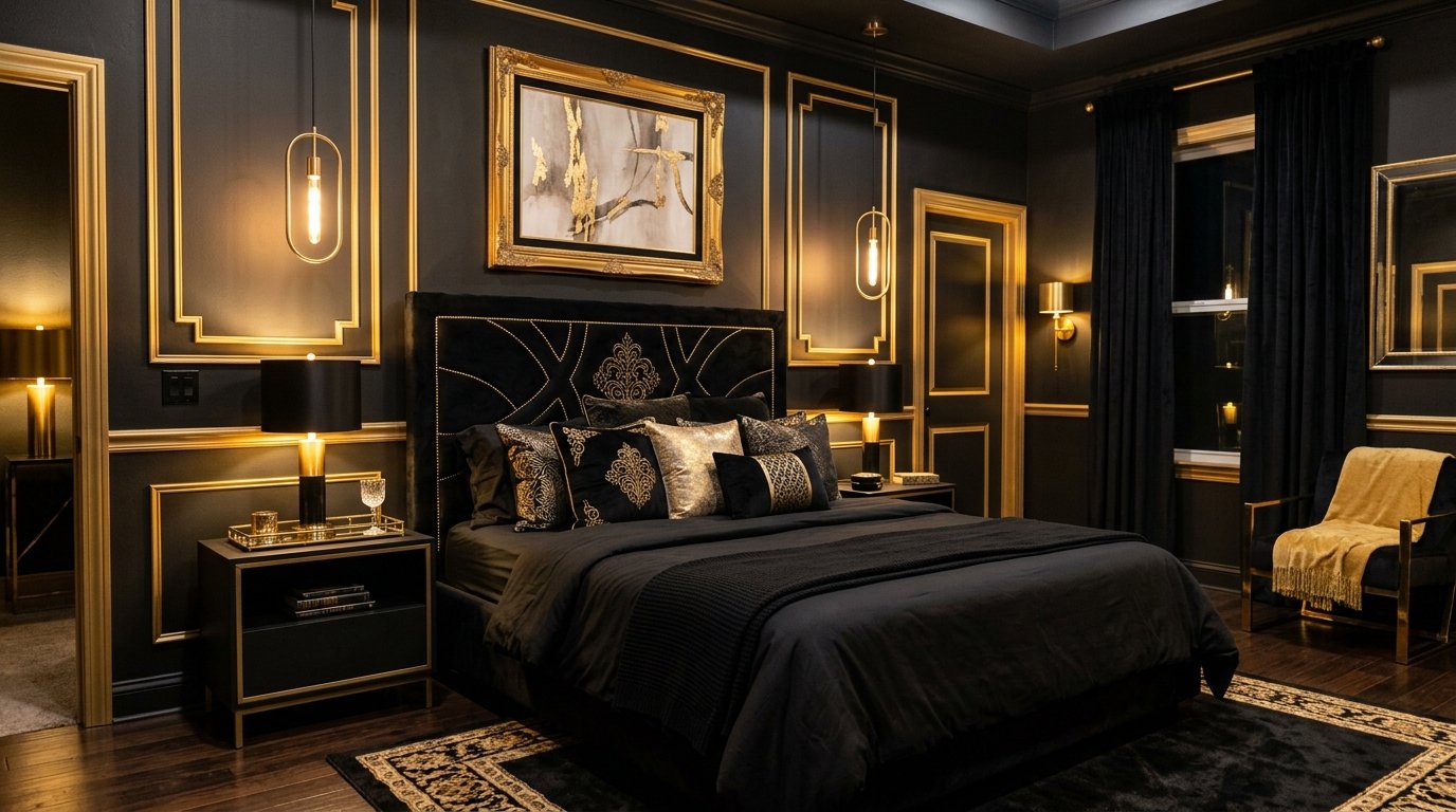 Black Bedroom Ideas