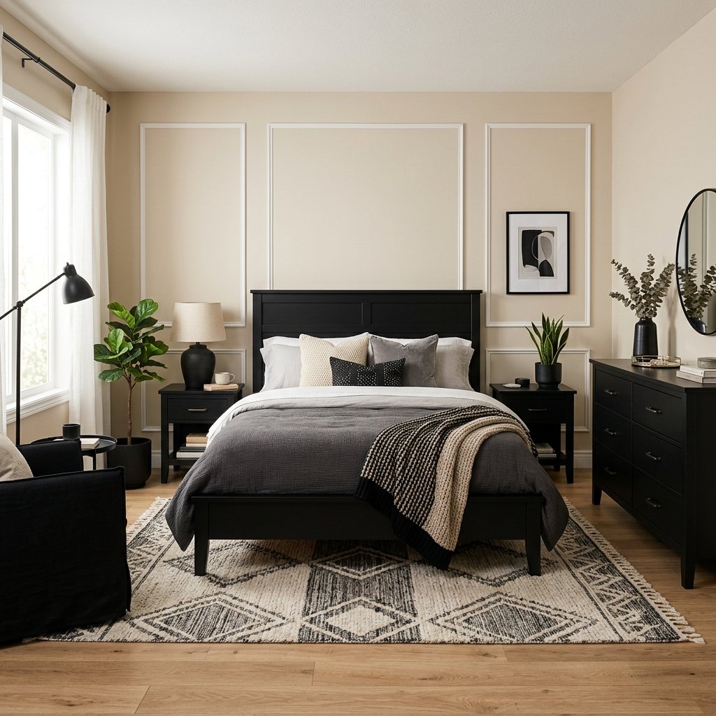 30 Black Bedroom Ideas That Look Expensive Without Breaking the Budget 17 Black Bedroom Furniture Ideas