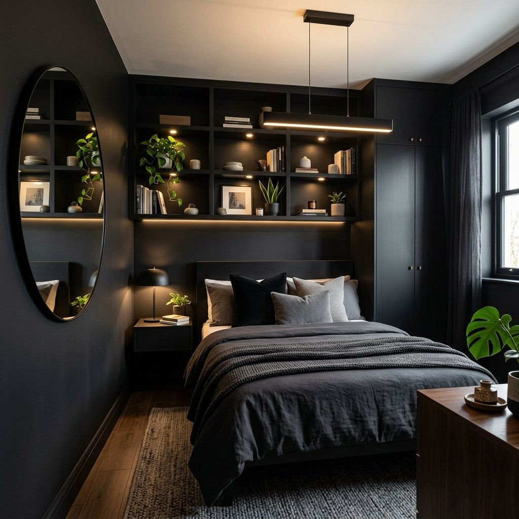 30 Black Bedroom Ideas That Look Expensive Without Breaking the Budget 7 Black Bedroom Ideas for Small Rooms