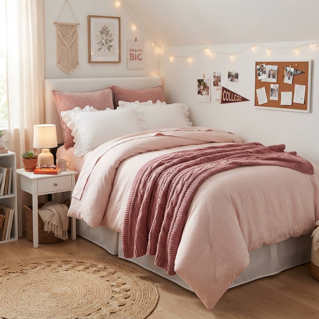 Blush Pink Bedding Ideas