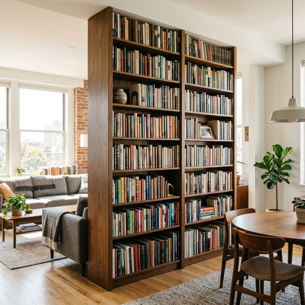 30 Bookshelf Ideas to Transform Any Room 23 Bookshelf Room Divider Ideas