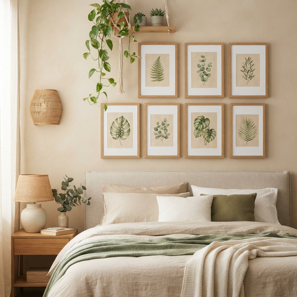 30 Wall Decor Ideas for Bedroom: Dreamy Looks to Save Now 8 Botanical Wall Decor Ideas for Bedroom