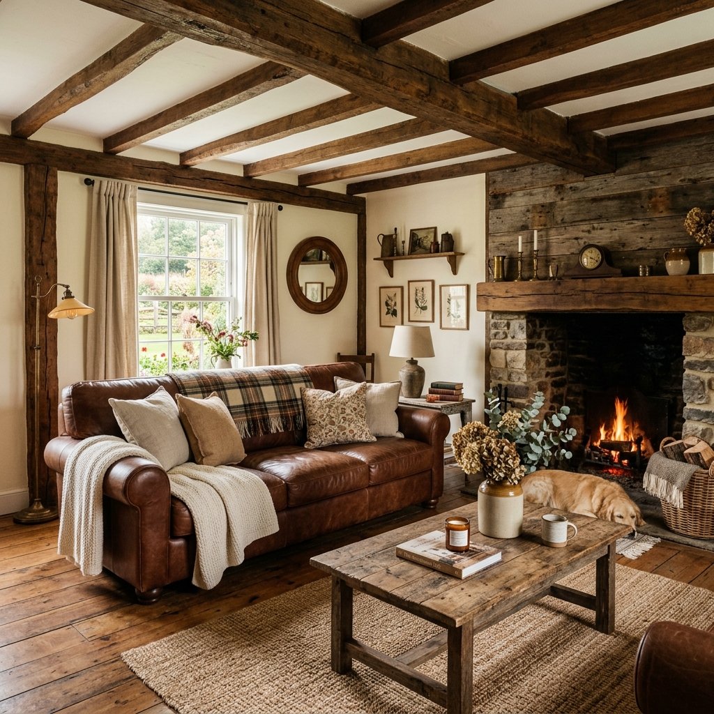 30 Brown Couch Living Room Ideas to Warm Up Your Space 15 Brown Couch Living Room for Farmhouse Style Ideas