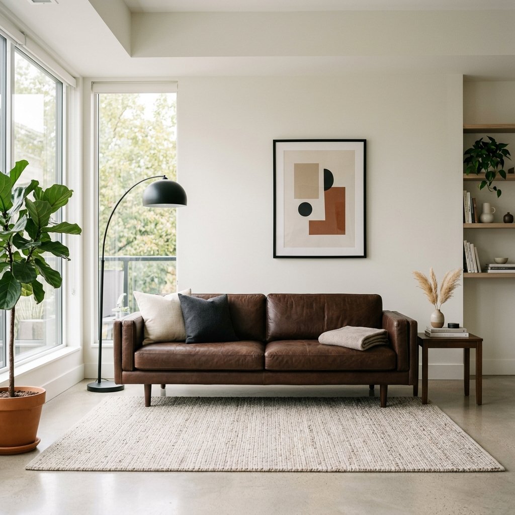 30 Brown Couch Living Room Ideas to Warm Up Your Space 16 Brown Couch Living Room for Modern Style Ideas