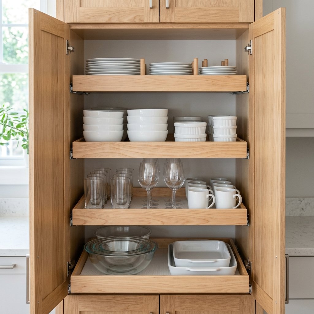 30 Kitchen Organization Ideas: Ways to Transform Every Corner 6 Cabinet Kitchen Organization Idea
