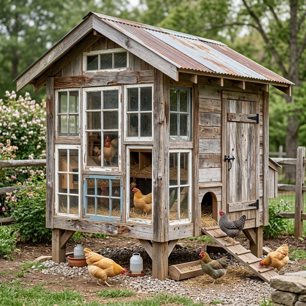 30 Chicken Coop Ideas for Every Backyard and Budget 27 Chicken Coop Ideas Using Recycled Materials