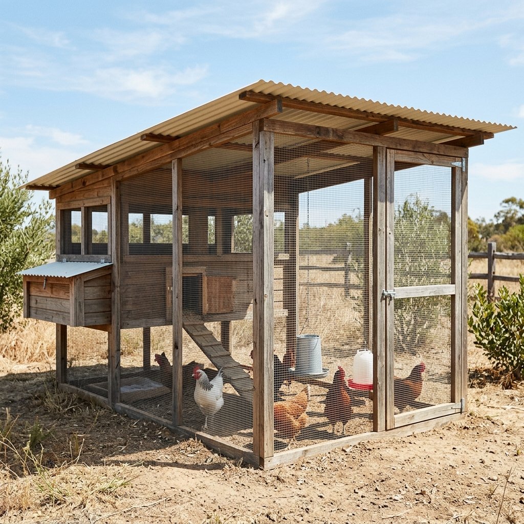 30 Chicken Coop Ideas for Every Backyard and Budget 16 Chicken Coop Idea for Hot Climates