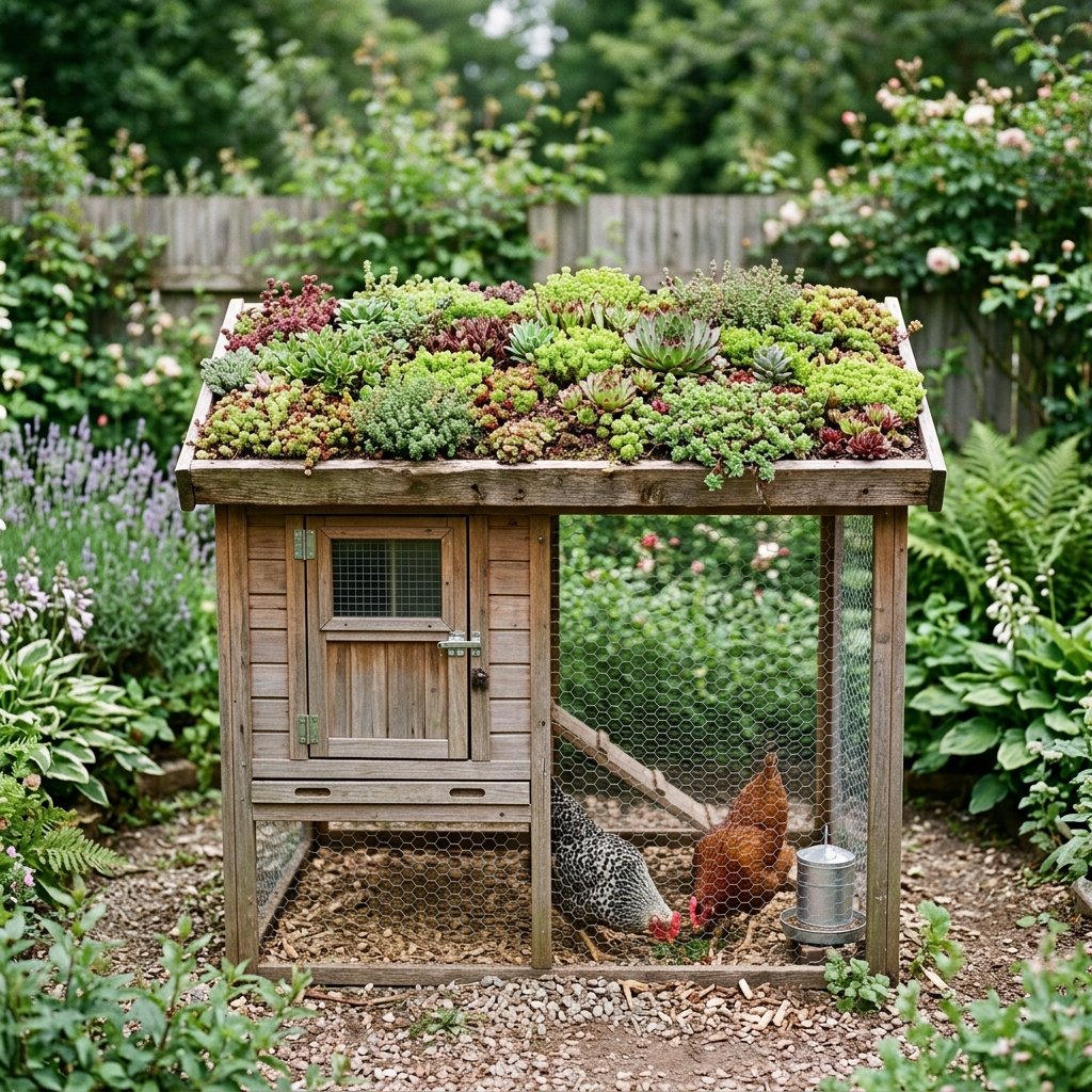 30 Chicken Coop Ideas for Every Backyard and Budget 19 Chicken Coop Ideas with Green Roofs