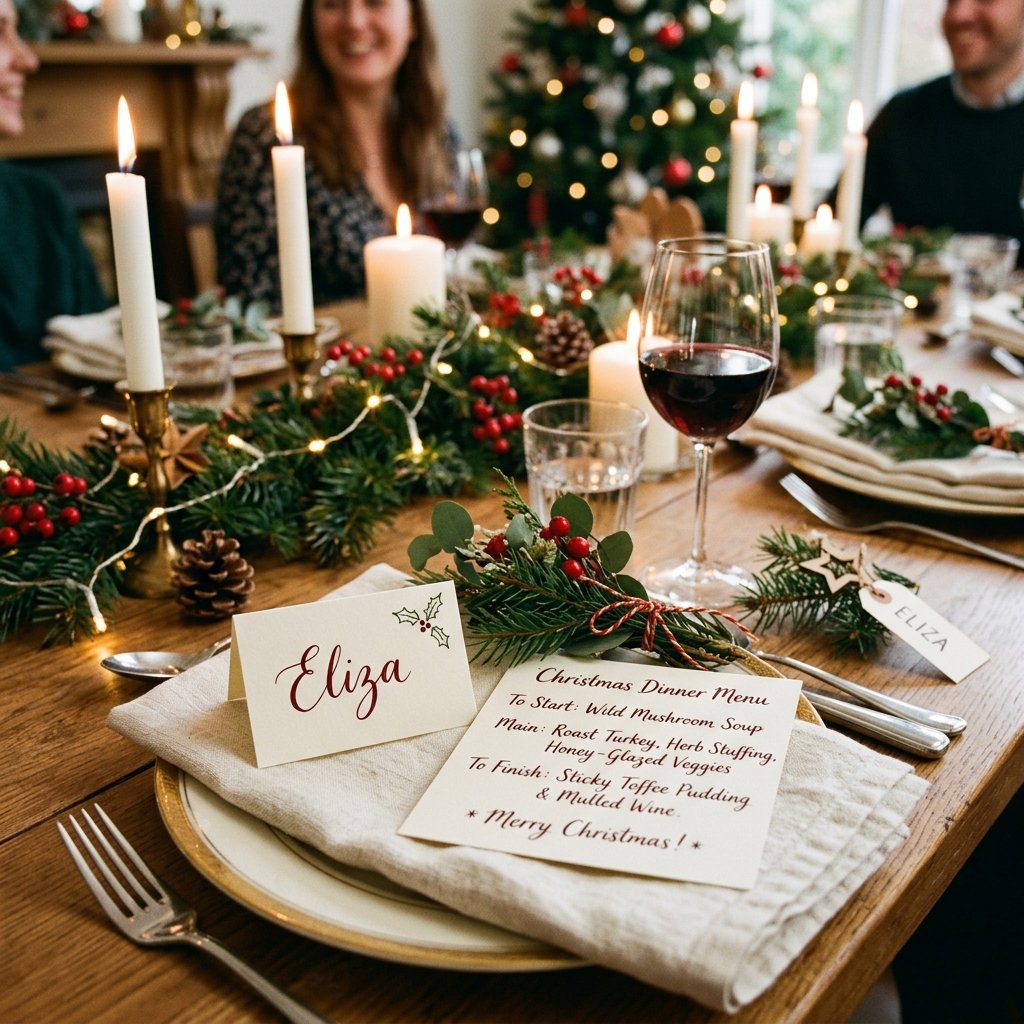 30 Christmas Table Decor Ideas to Make Your Holiday Table Shine 31 Christmas Table Decor with Personalized Touches Ideas