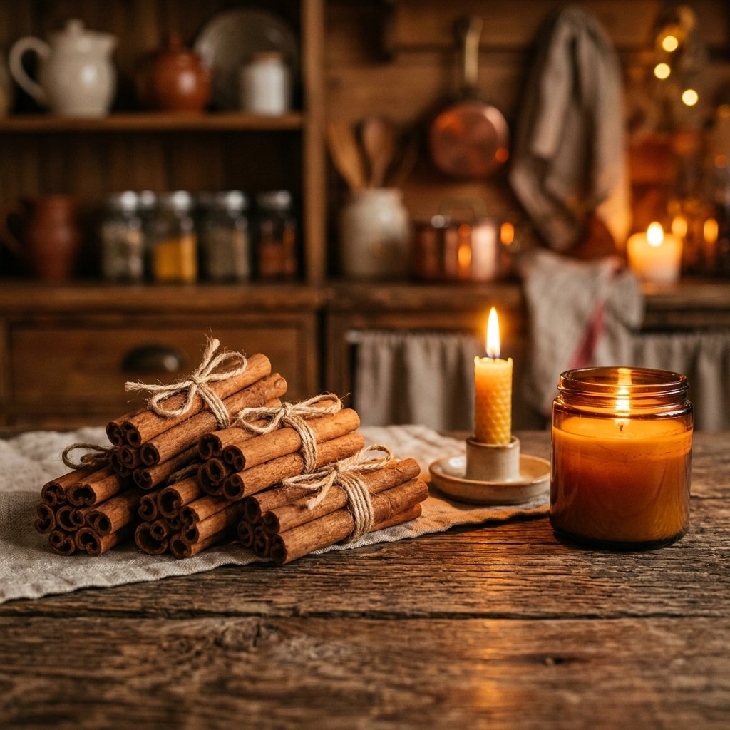 30 Fall Kitchen Table Decor Ideas: You'll Want to Copy 10 Cinnamon Stick Bundle Fall Kitchen Table Decor