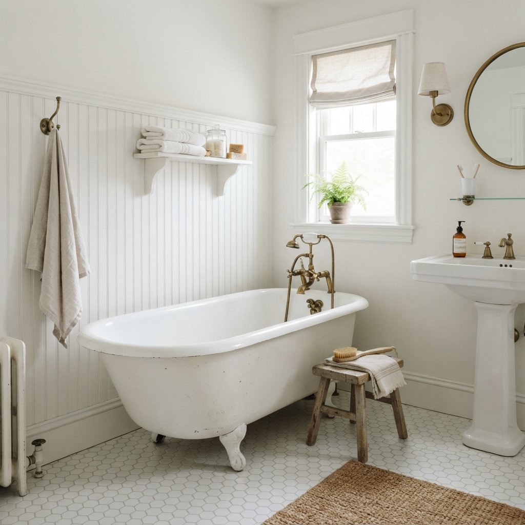 30 Stunning White Bathroom Ideas That Create a Bright & Luxurious Space 25 Classic White Bathroom Ideas