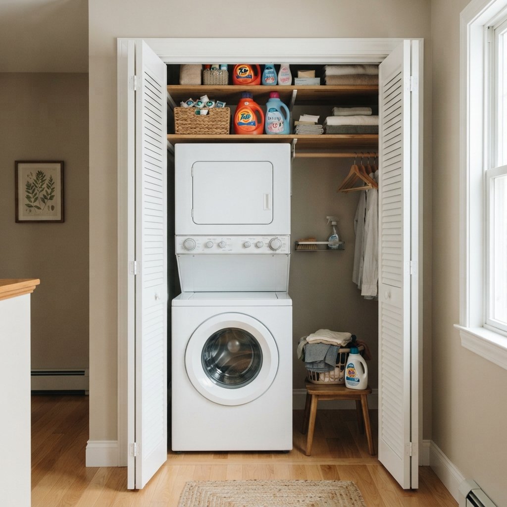 30 Tiny Laundry Room Ideas: That Prove Small Spaces Can Shine 29 Closet Conversion Layout Tiny Laundry Room Ideas