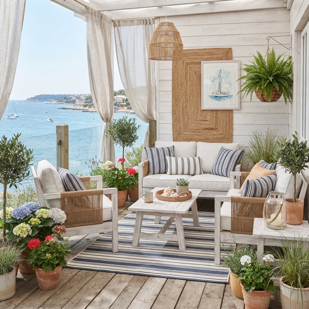 Coastal Patio Decorating Ideas