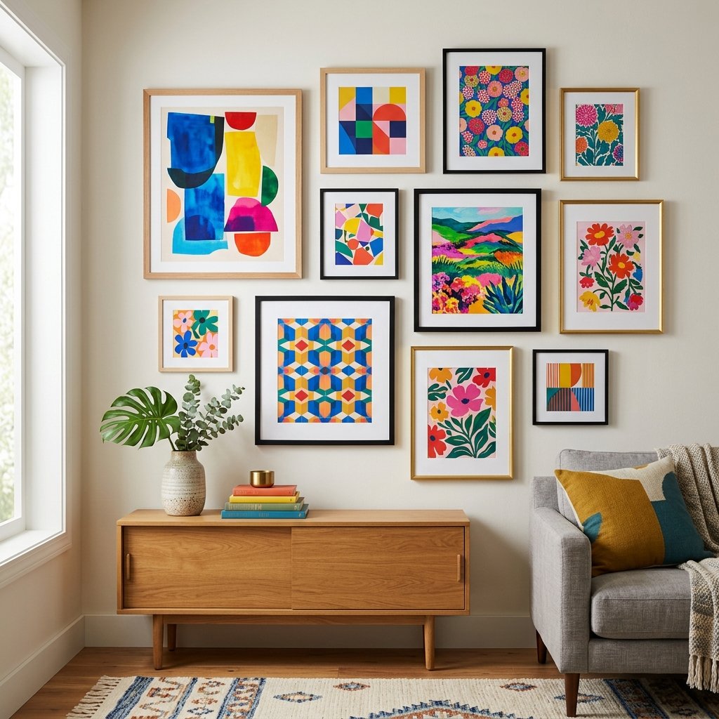 30 Living Room Wall Decor Ideas for Every Style and Space 25 Colorful Living Room Wall Decor Ideas