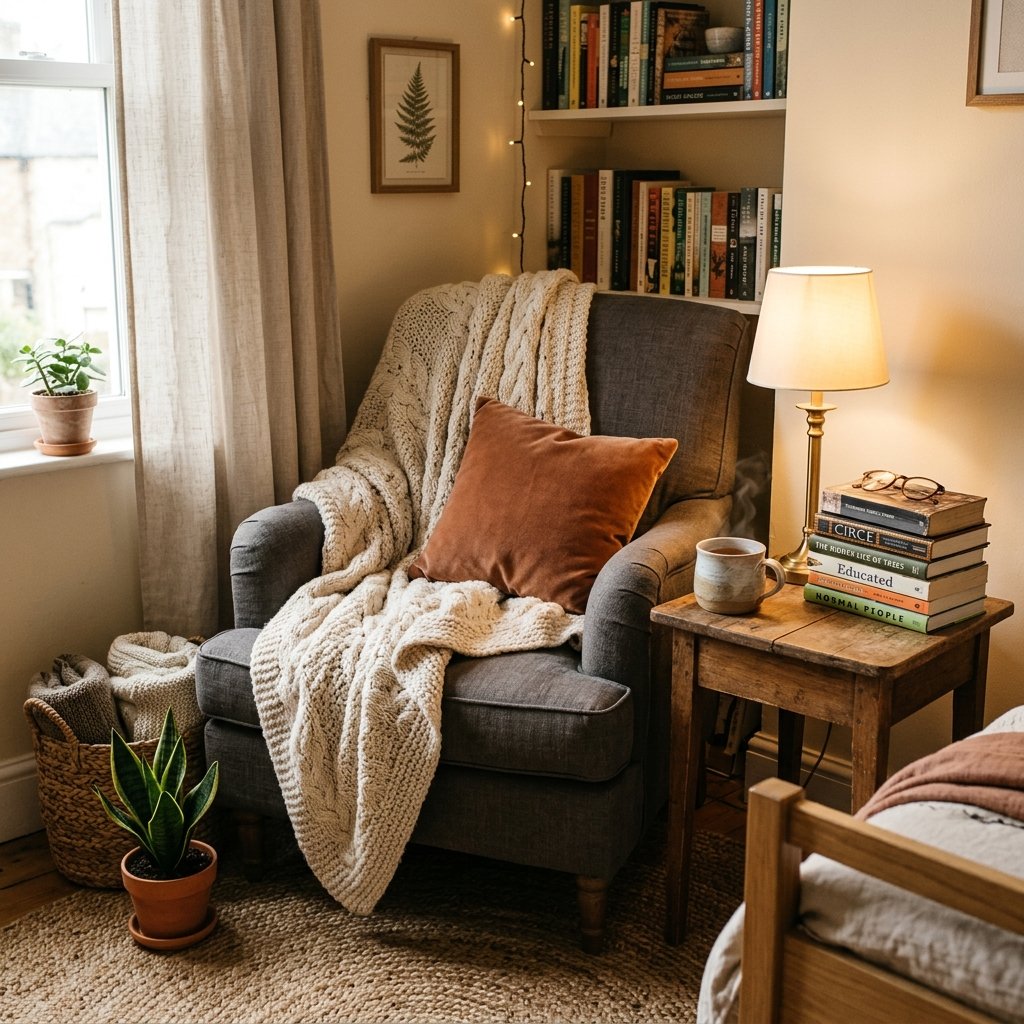 30 Aesthetic Fall Bedroom Ideas for a Cozy Autumn Vibe 13 Cozy Reading Nook Ideas