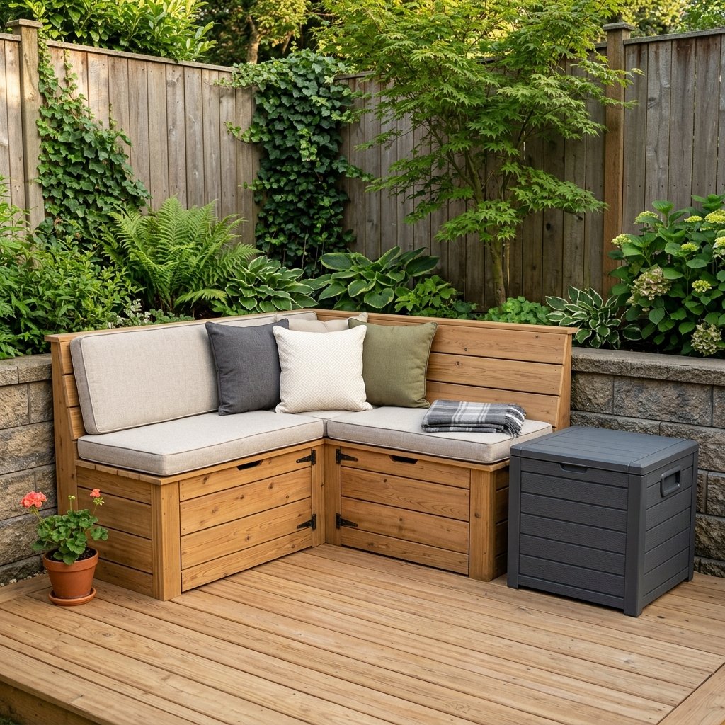 30 Small Backyard Ideas for Every Style and Space 17 Small Backyard Ideas for Storage