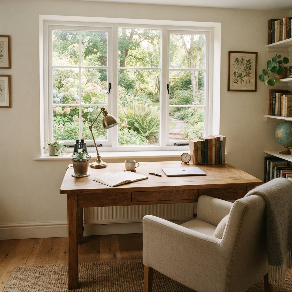 30 Study Room Ideas to Spark Focus and Creativity 26 Study Room with a View