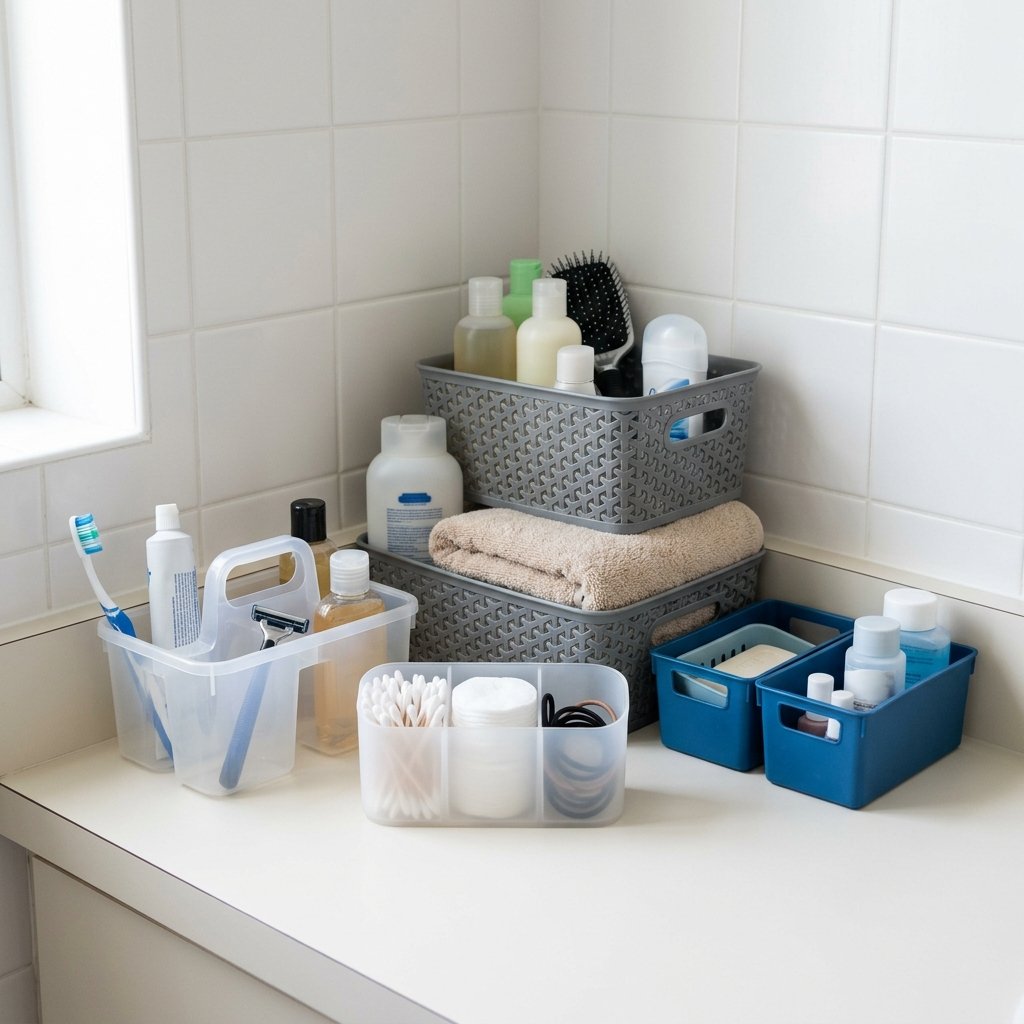 30 Dorm Bathroom Ideas to Make Shared Spaces Feel Like Home 29 Dorm Bathroom Budget Friendly Ideas