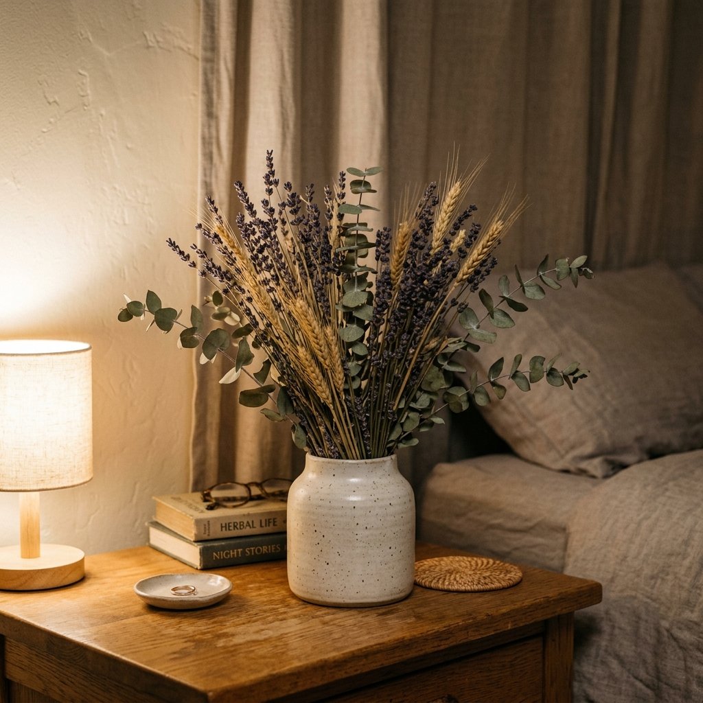30 Aesthetic Fall Bedroom Ideas for a Cozy Autumn Vibe 17 Dried Floral Arrangement Ideas