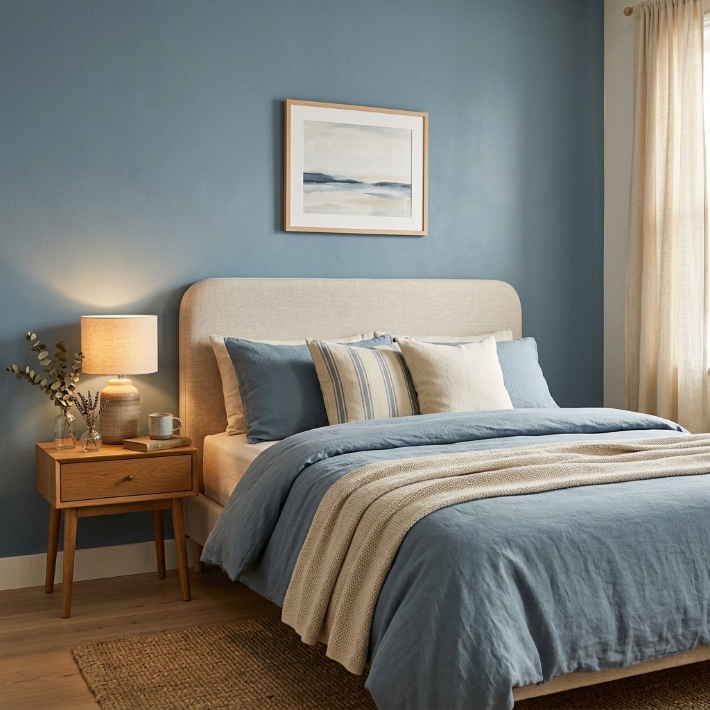 30 Small Bedroom Ideas for Couples That Feel Cozy, Not Cramped 14 Soft Accent Wall Ideas
